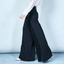 Pleated wide-leg trousers