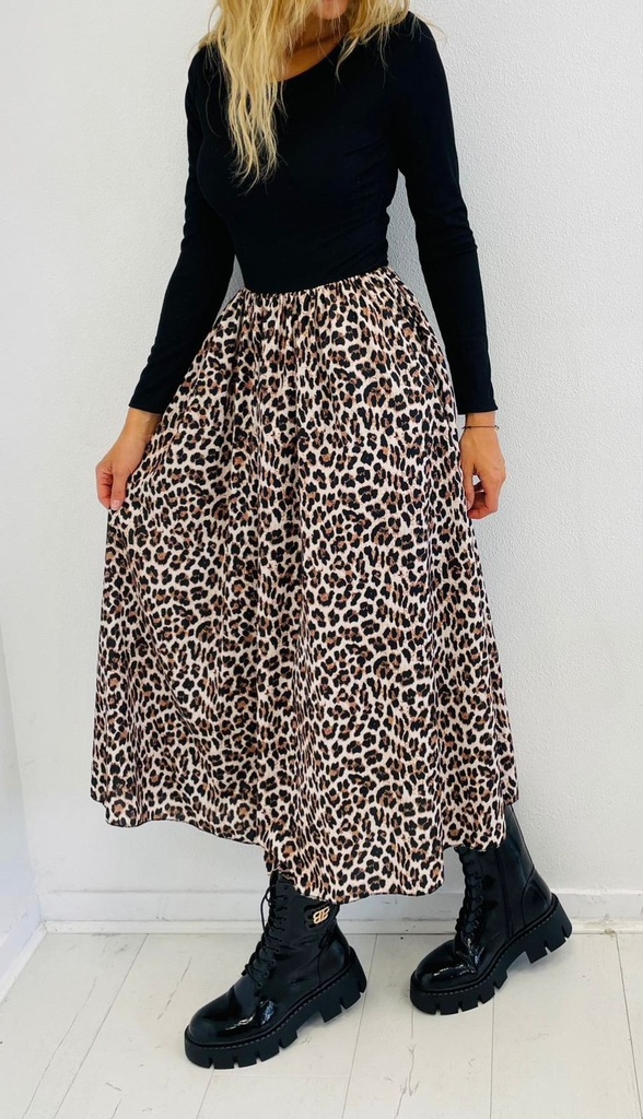 Robe Leopard Black