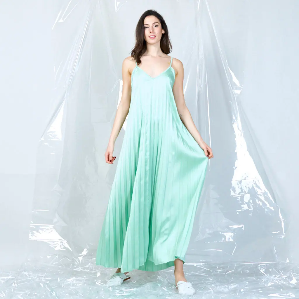 Gathered back maxi dress