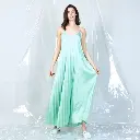 Gathered back maxi dress