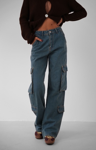 Cargo Pocket Jeans